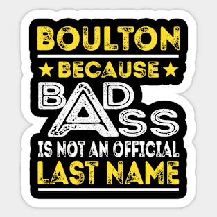 BOULTON Sticker